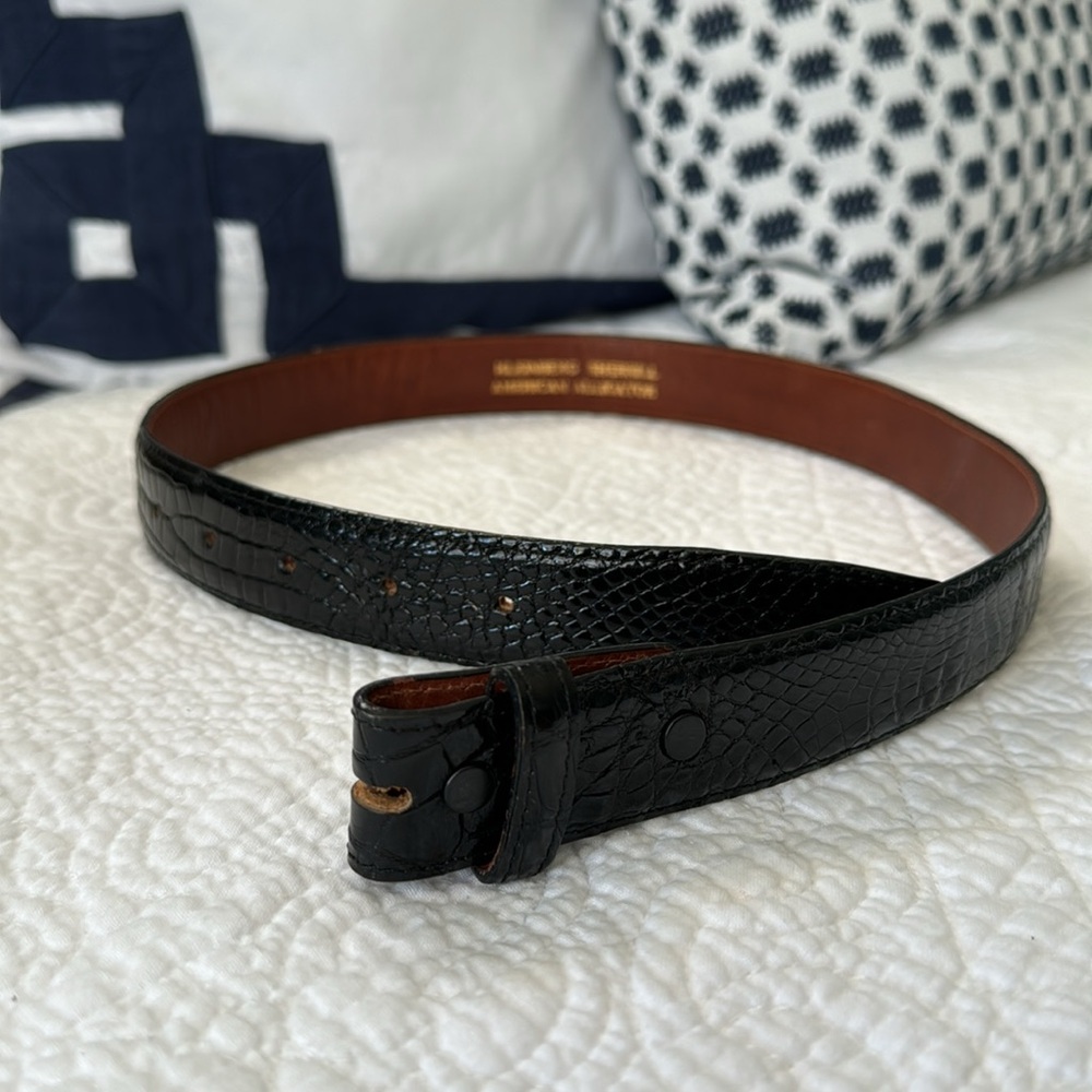 Vintage Kleinberg Sherrill Aligator Belt